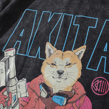 Akita Men's T-Shirt - Akira tribute tee, great for anime fans from NSE Imports #2.